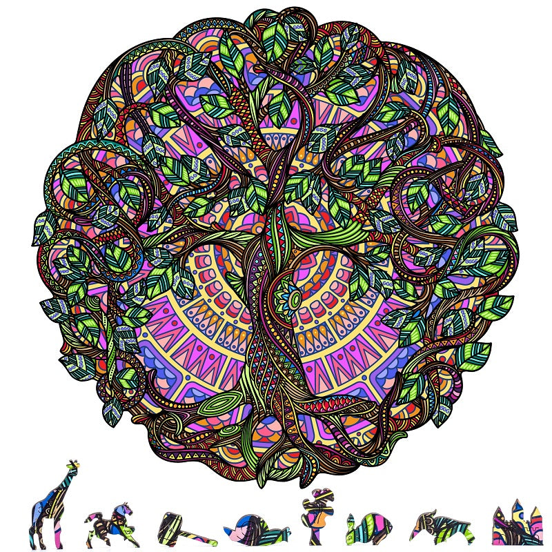 ZCPTL200 Tree of Life Wooden Puzzle, 200 pcs